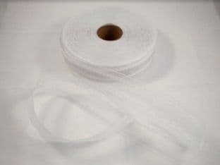 E00048 50mm/2" Net/Curtain Tape - Clear - 50m