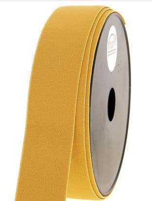 Elastic: Boxer Shorts: 10m x 35mm: Mustard