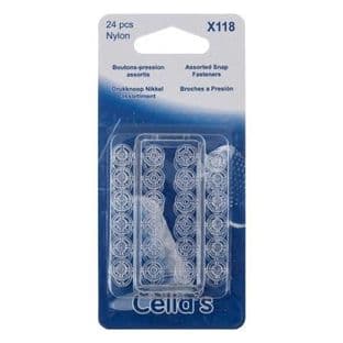 Fasteners: Snap: Nylon: Invisible