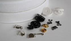 Fasteners snaps clips