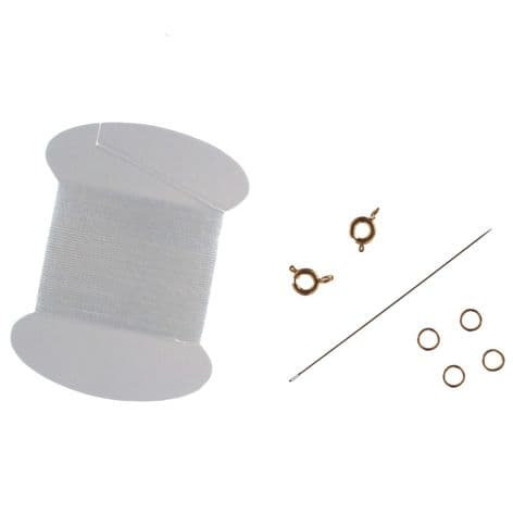 Findings Bead Threading Set: 5 Packs of 1 - Choice of Colours