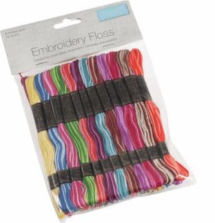 Floss 3 Rainbow Colours: 36 Skeins