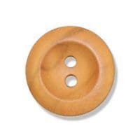 G1763 Olive Wood 2 Hole Button - Choice of Sizes