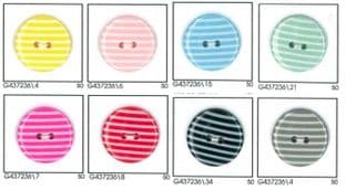 G4372 Striped Colour Button