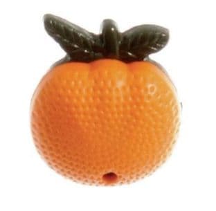 G438529\9 Orange Button - 28 lignes/18mm - Orange