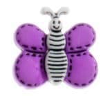 G439529 Butterfly Button - 29 lignes/19mm - Choice of Colour