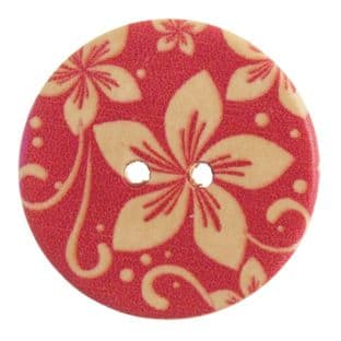 G4413XX\0 Patterned Button Floral: Assorted - Choice of Sizes