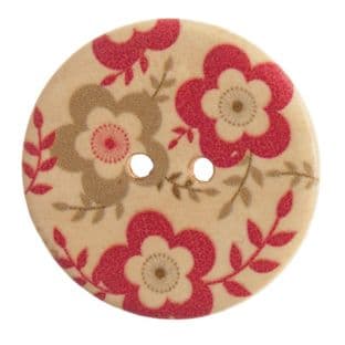G4414XX\0 Patterned Button Floral: Assorted - Choice of Sizes
