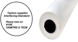 H106 Interfacing: Standard: Heavy-Firm: Sew-in