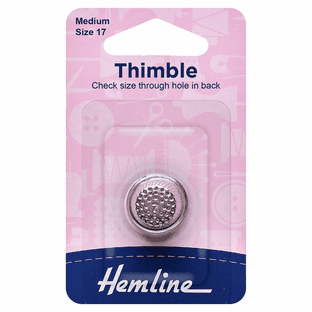 H222.M Thimble: Metal - Size 17, Medium
