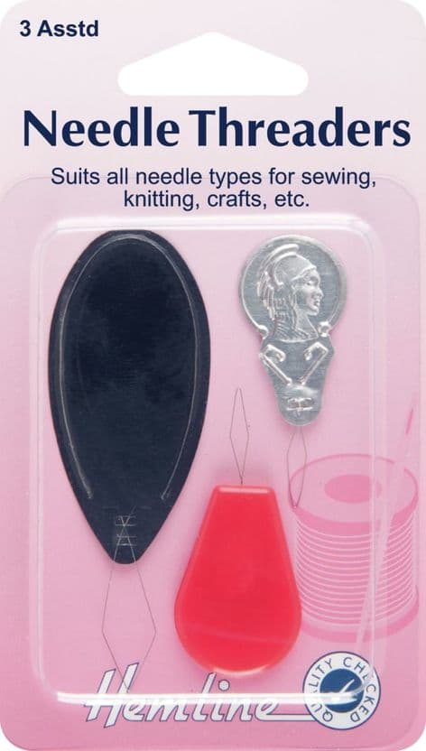 H234.A Needle Threaders: Assorted 3pk