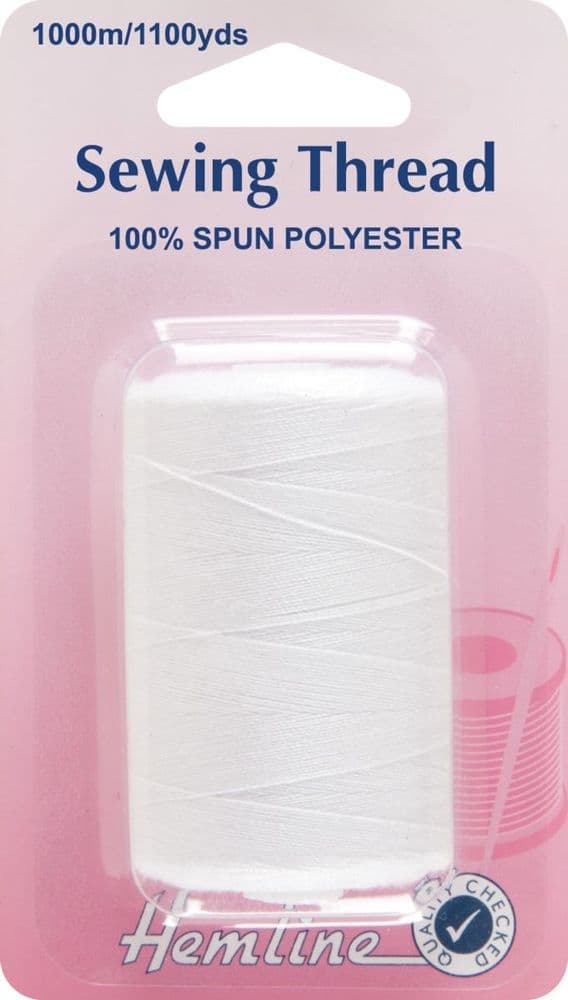 H238 W Sewing Thread 1000m White