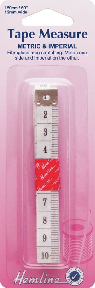 H251 Tape Measure: Metric/Imperial - 150cm