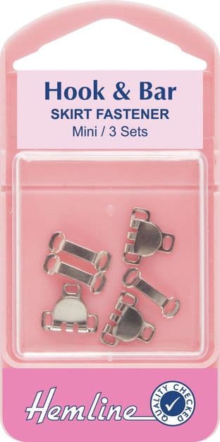 H430.XS Hook and Bar: Nickel - Extra Small