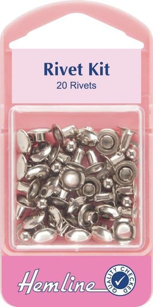 H467\SIL Rivet Kit: Nickel - 7mm