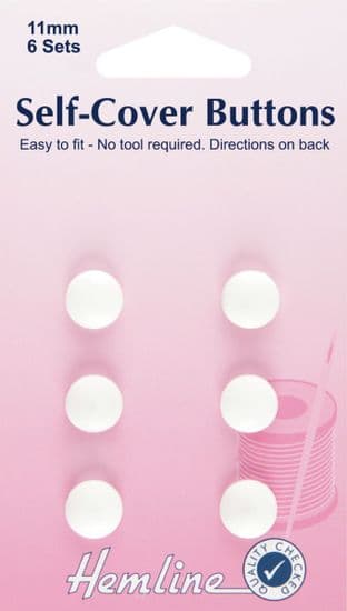 H475.11 Self Cover Buttons: Nylon - 11mm