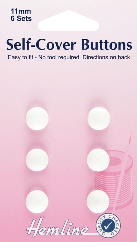 H475.11 Self Cover Buttons: Nylon - 11mm