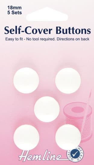 H475.18 Self Cover Buttons: Nylon - 19mm