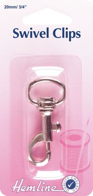 H482.20.N Swivel Clip: Nickel: 20mm