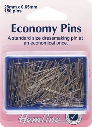 H670 Economy Pins: Nickel - 28mm - 150pcs
