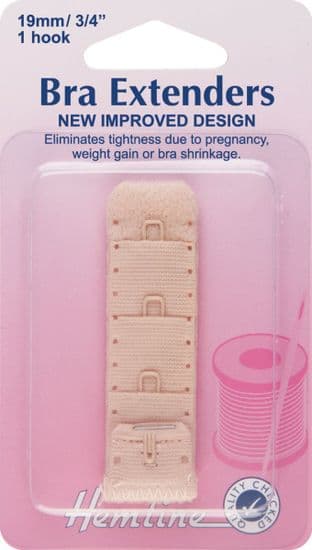 H771.19.N Bra Back Extenders: Nude - 19mm