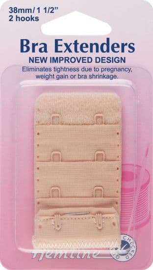 H771.38.N Bra Back Extenders: Nude - 38mm