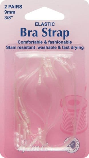 H774.C2 Bra Straps: Clear - 2pk