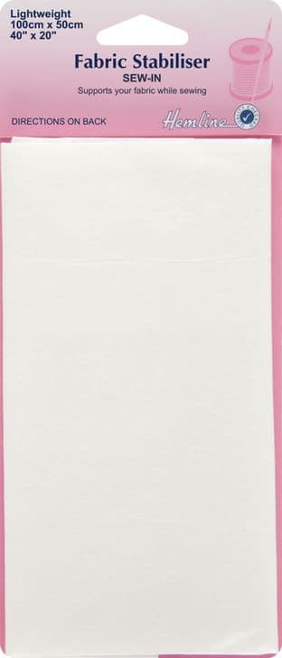 H840 Fabric Stabiliser: Sew-In - 100 x 50cm