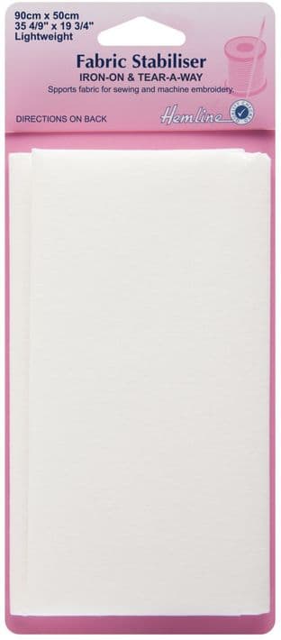 H841 Fabric Stabiliser: Iron-On - 90 x 50cm