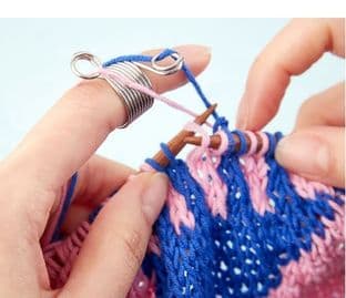 H879 Yarn guide Knitting Thimble - 2 Pack