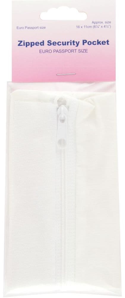 H879 EP Zipped Security Pocket Passport Size