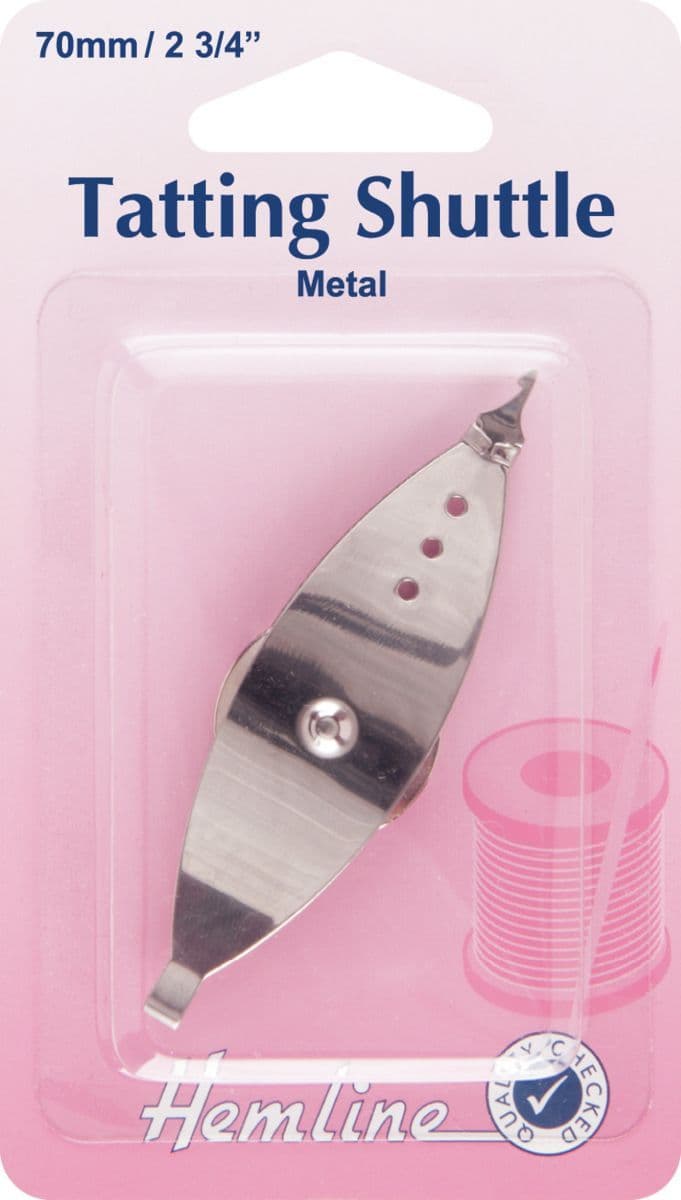 E-outstanding Metal Tatting Shuttle 2PCS - Silver Needle Tatting Tools For Lace Making