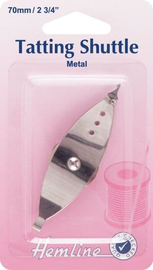 H887 Tatting Shuttle: Metal: 70mm (1)