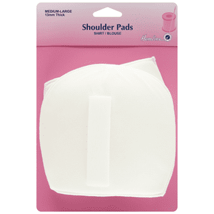 H916.ML Shoulder Pad: Shirt/Blouse - White, Medium