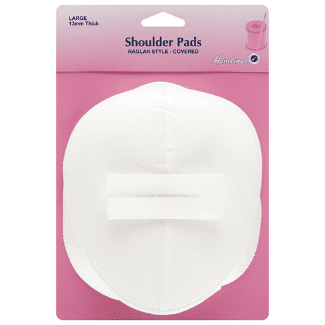 H917.L Shoulder Pad: Raglan Style - White, Large