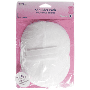 H917.M Shoulder Pad: Raglan Style - White, Medium