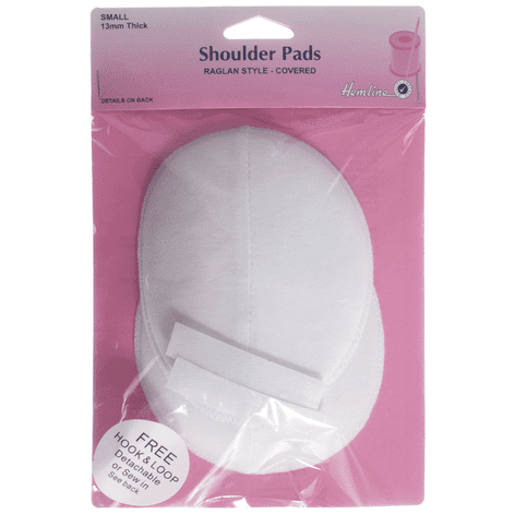 H917.S Shoulder Pad: Raglan Style - White, Large