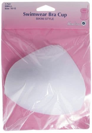 H962.S Swimwear Bra Cups: Bikini Style - White, Small