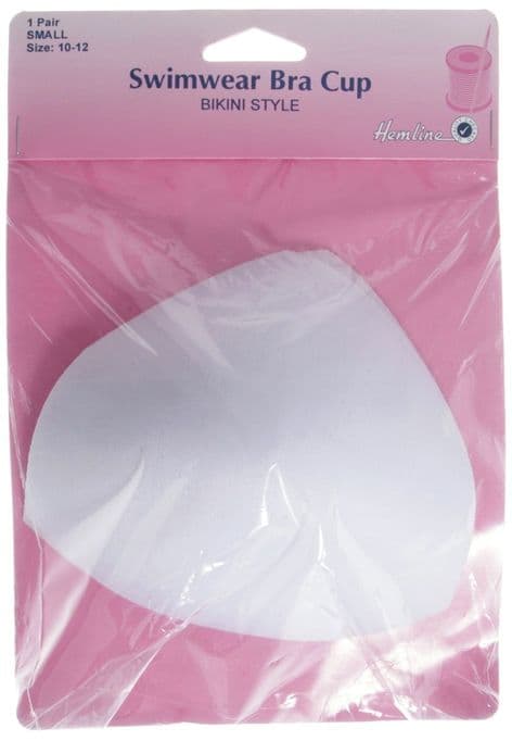 H962.S Swimwear Bra Cups: Bikini Style - White, Small