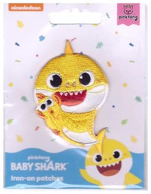 IRON-ON EMBROIDERIES BABY SHARK 01
