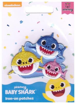 IRON-ON EMBROIDERIES BABY SHARK 05