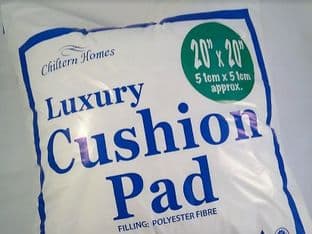 K00088 Polyester Fibre Luxury Cushion Fill/Pad - 20" x 20" - 10pcs