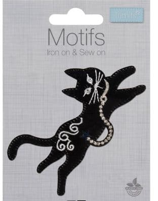 MOTIF B BLING CAT