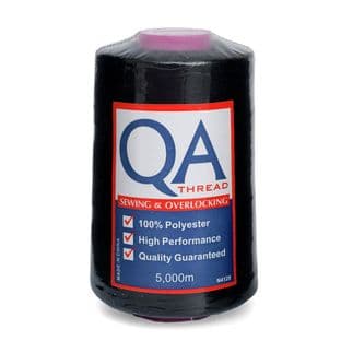 N4129.BLK Overlocking Thread 5000m: Black