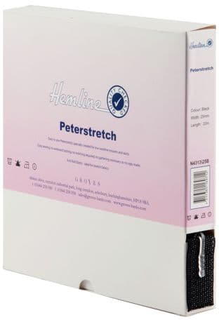 N4313\25B Petastretch - 20m x 25mm: Black