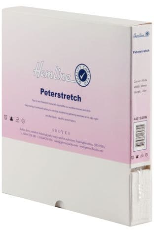N4313\25W Petastretch - 20m x 25mm: White