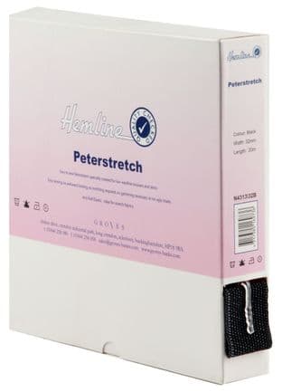 N4313\32B Petastretch - 20m x 32mm: Black