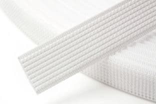 N4331.W Polyester Boning - 40m x 12mm: White