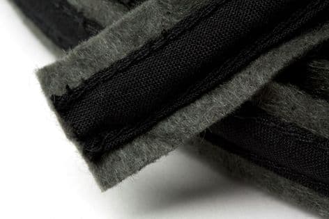 N4336.DG Felt Covered Boning - 10m x 18mm: Dark Grey