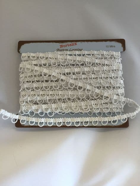 NBL Bridal Button Looping - 10m - Choice of Colour